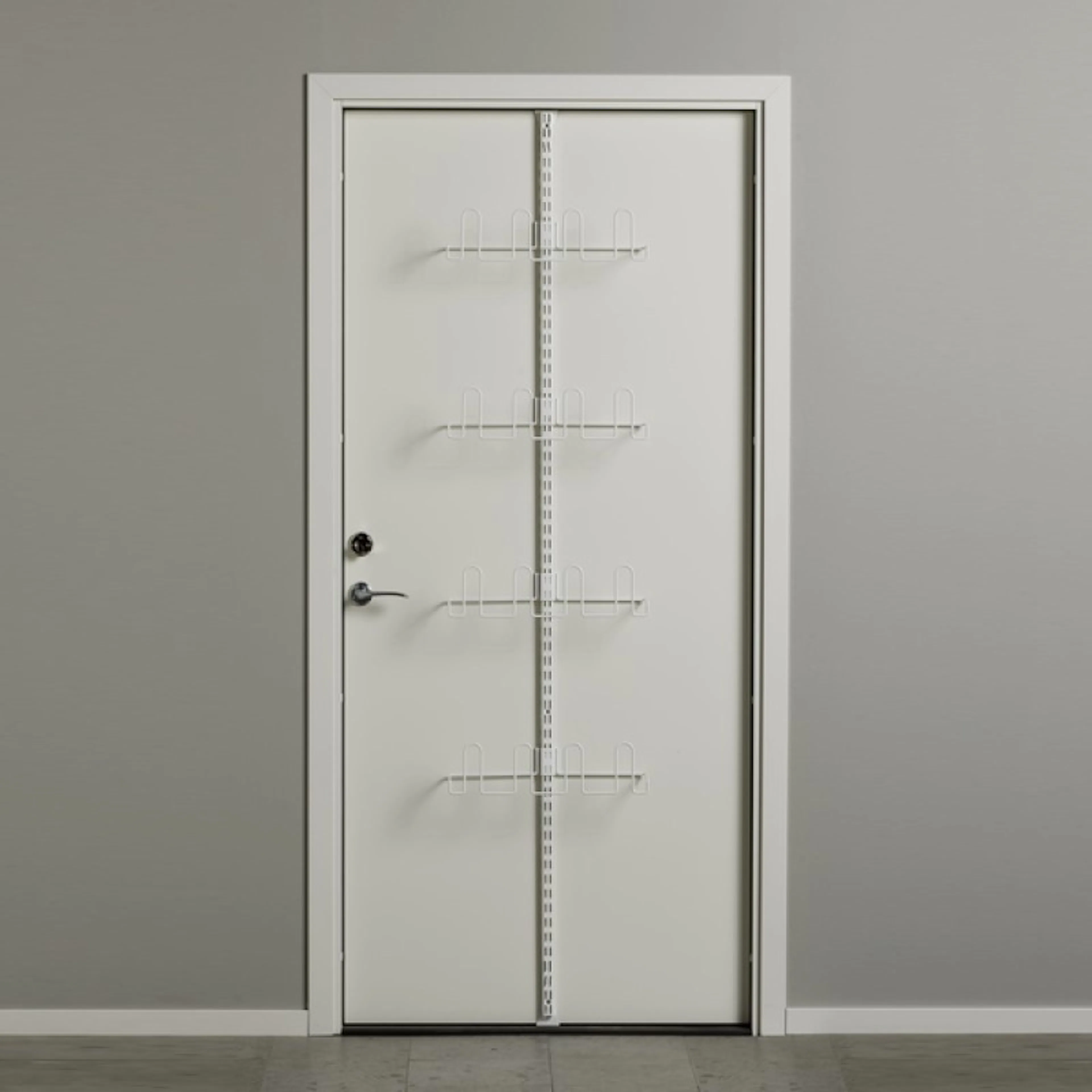 Skooppbevaringssett Elfa på Dør Hvit