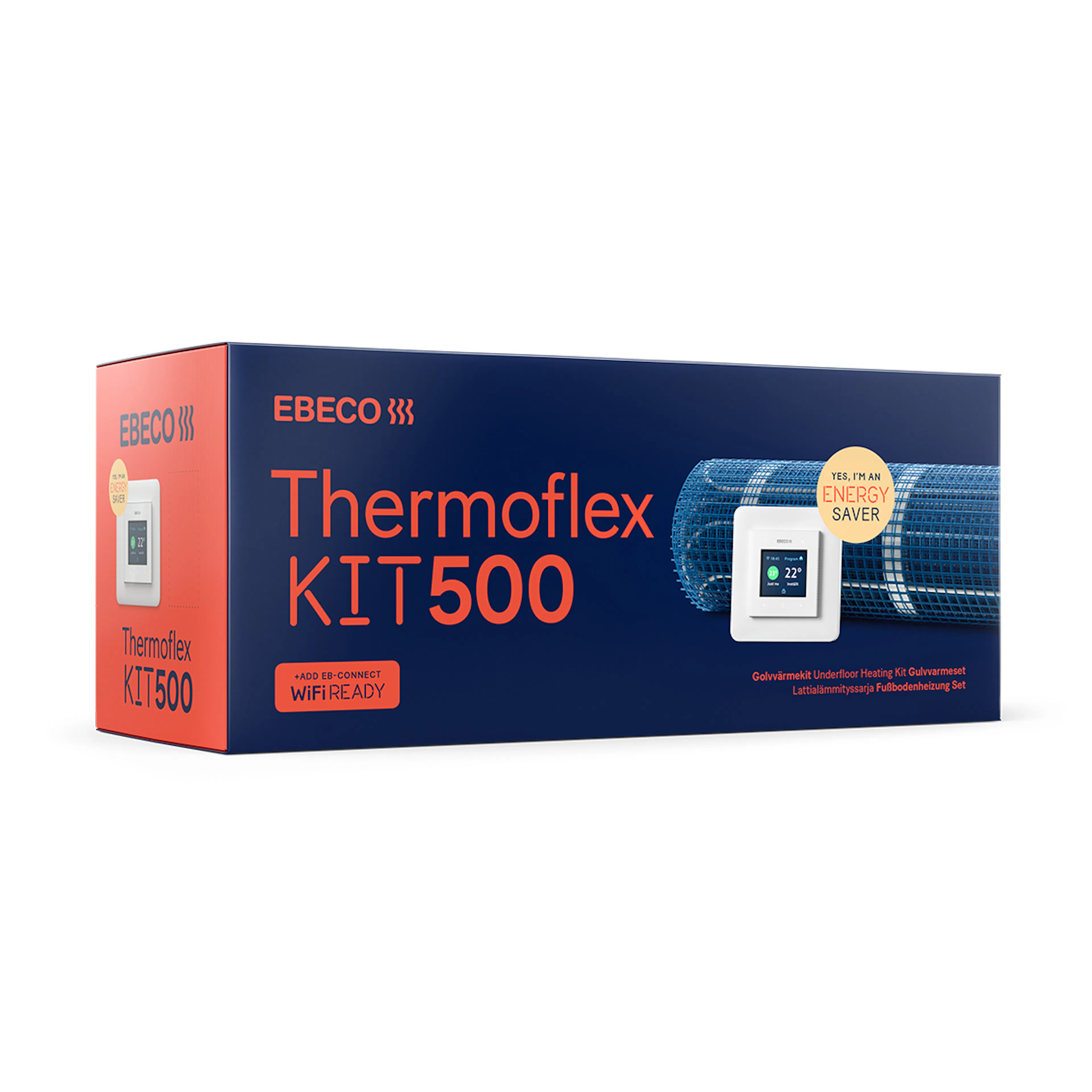 Gulvvarme Ebeco Thermoflex Kit 500 med EB-Therm 500