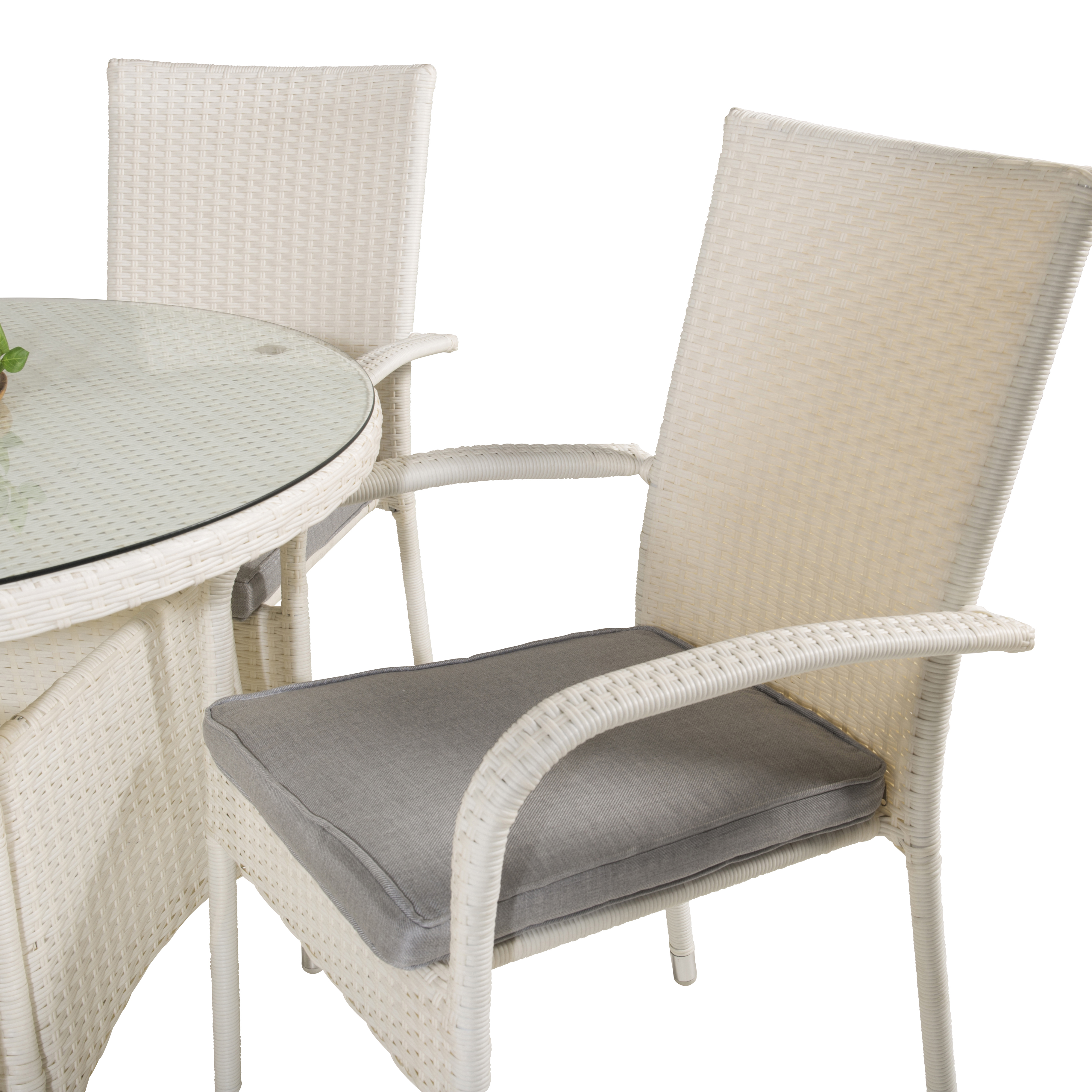 Spisegruppe Venture Home Virda Ø 90 med 4 Asta Stoler