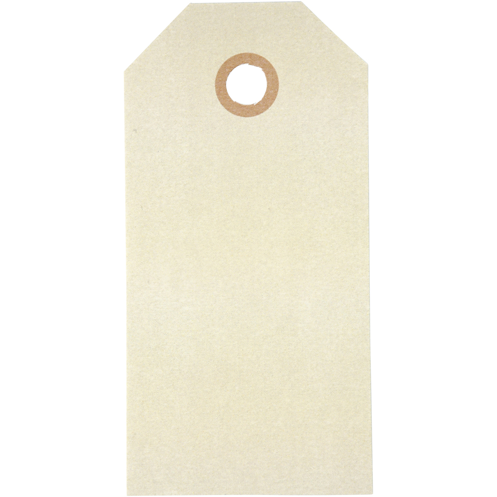 Manillamerker Creativ Company Str 5x10 cm Natur 1 Pk