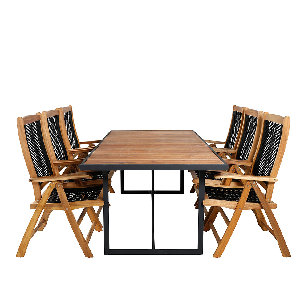 Spisegruppe Venture Home King med 6 Peder Spisestoler