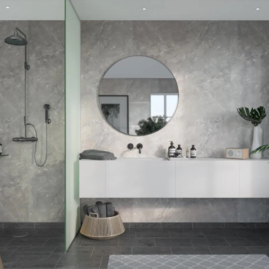 Baderomspanel Fibo Grey Marble 2279-M00S