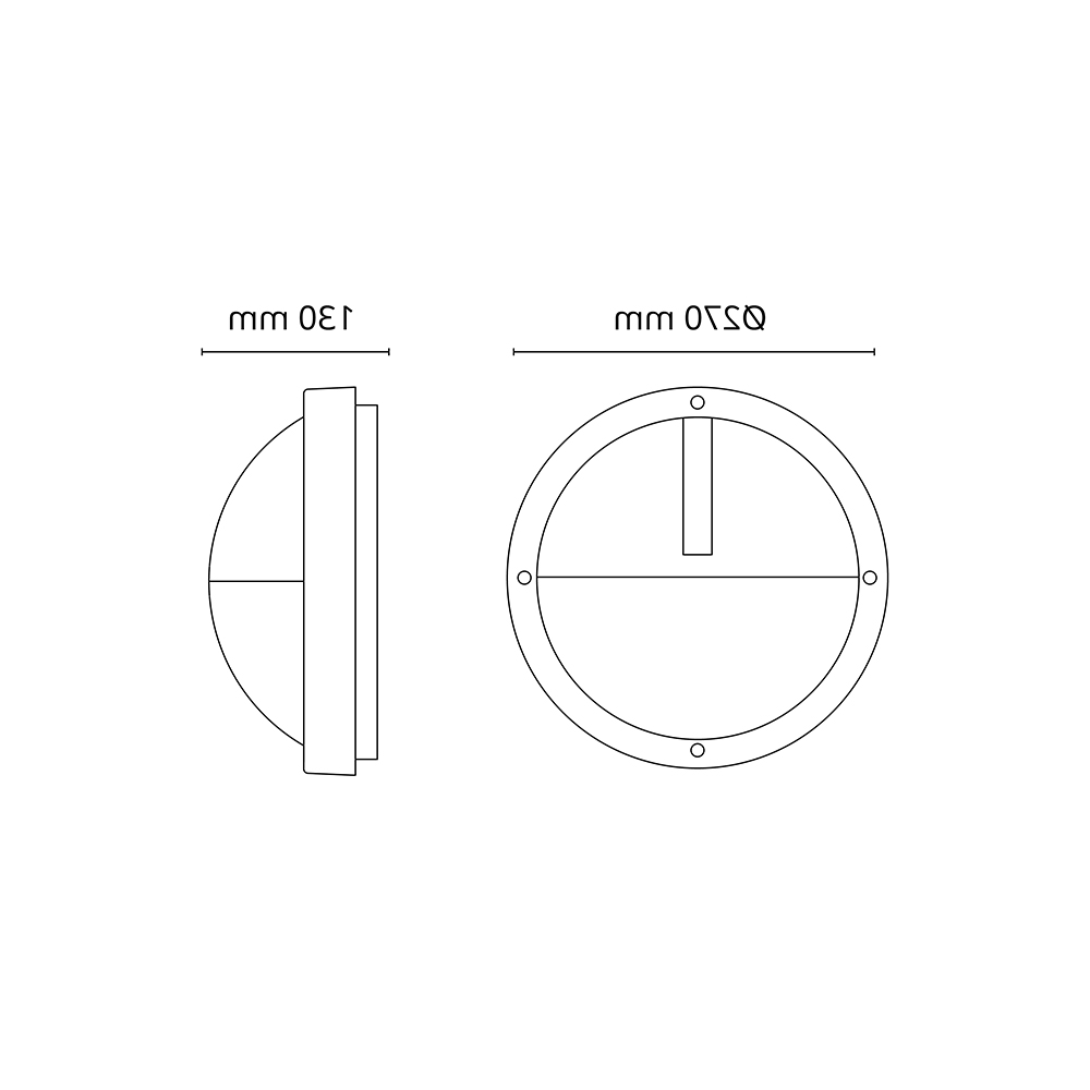 Utelampe SG ARMATUREN Uno Skumringsrele 11,5W 500Lm 3000K IP65 LED