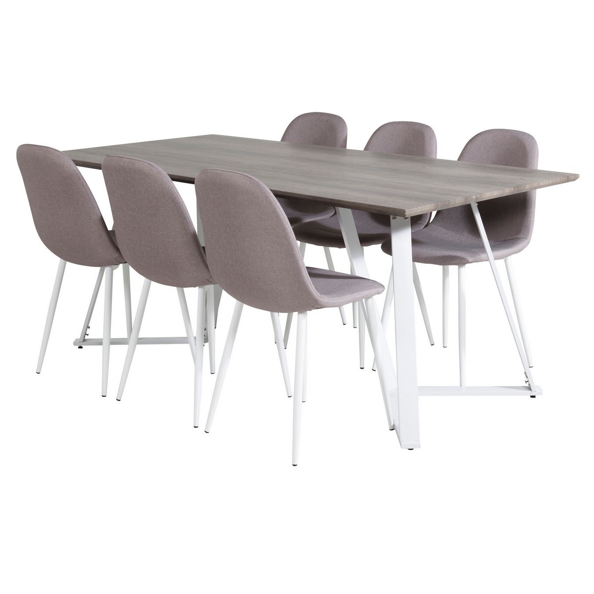 Spisegruppe Venture Home Marina med 6stk Polar Stoler