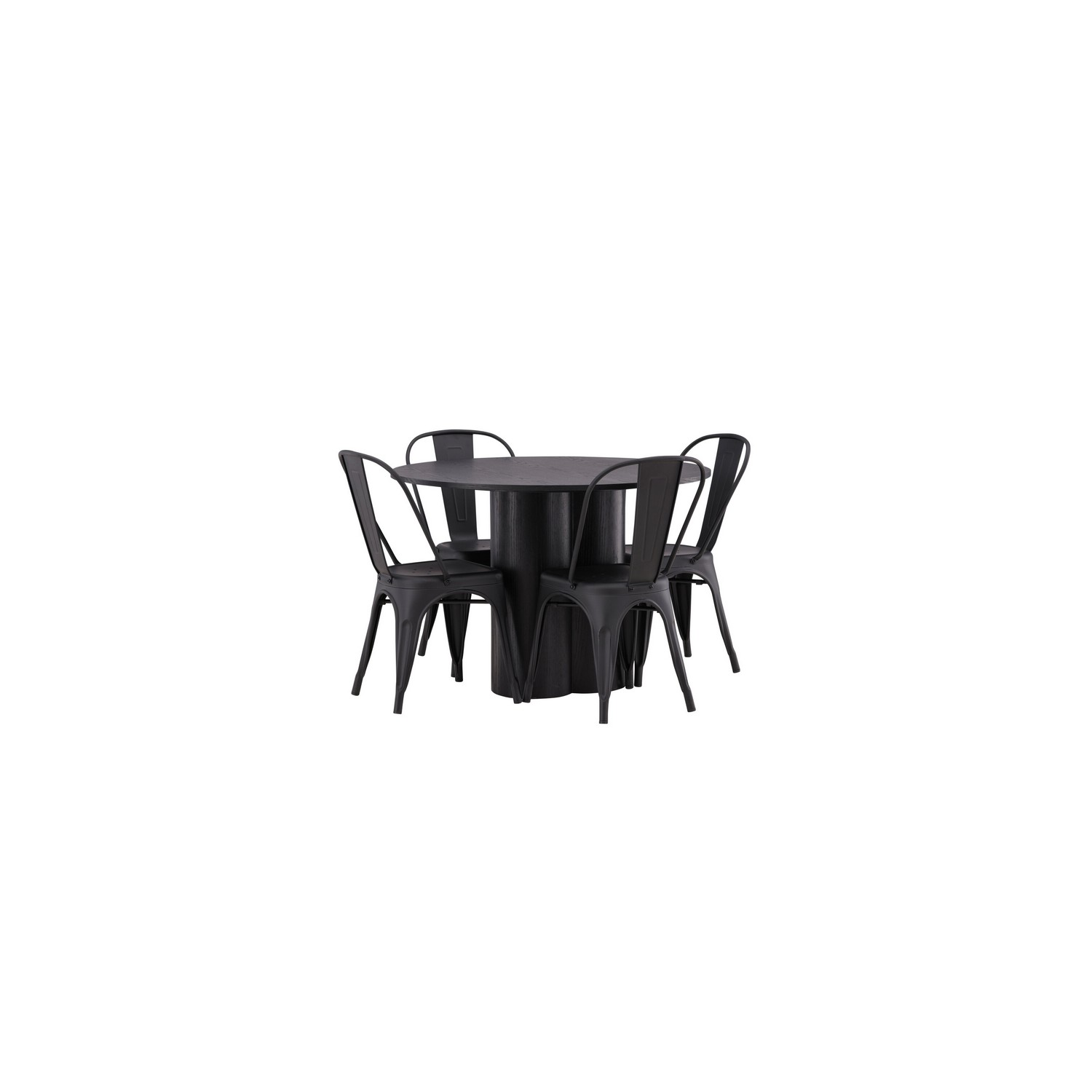 Spisegruppe Venture Home Olivia med 4 Tempe Stoler