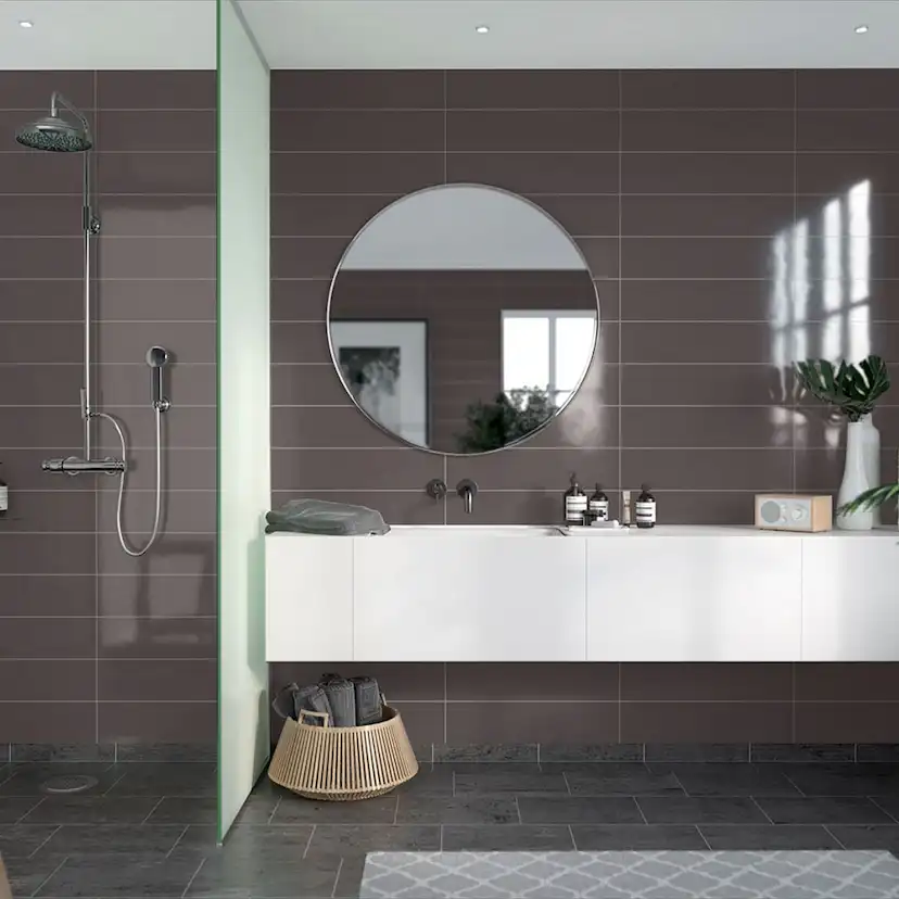 Baderomspanel 4054m6015 Anthracite 60x15cm 10x620x2400mm