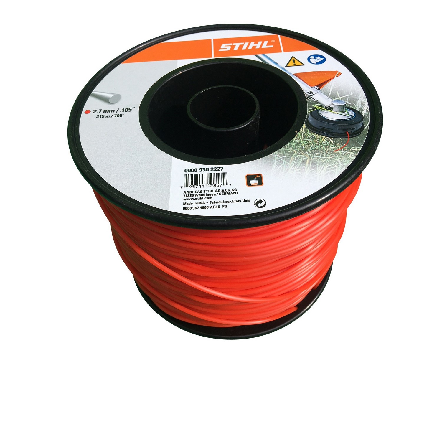 Trimmertråd STIHL Nylon Rull 2,7 mm