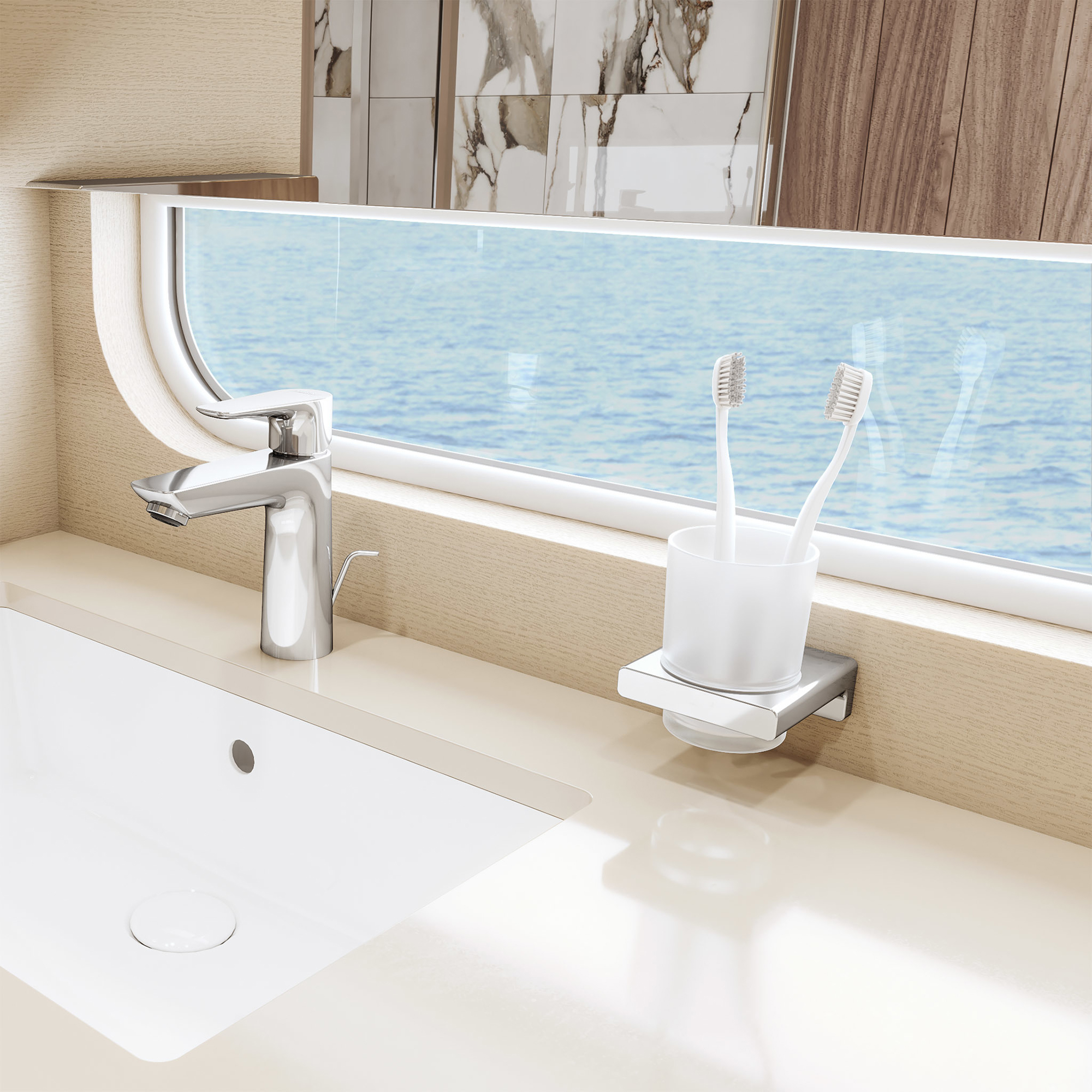 Tannglass Hansgrohe AddStoris