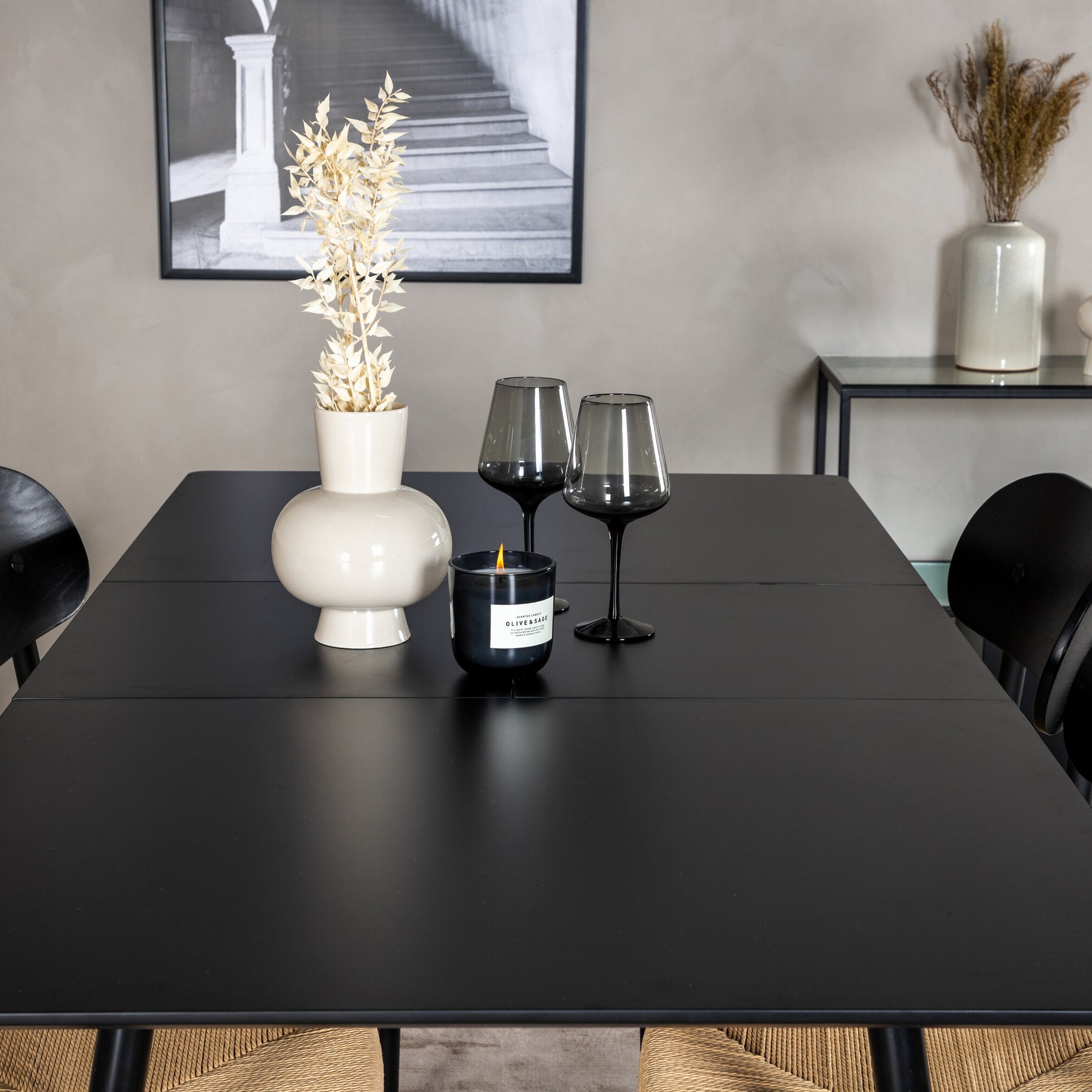 Spisegruppe Venture Home Silar med 4stk Polly Stoler