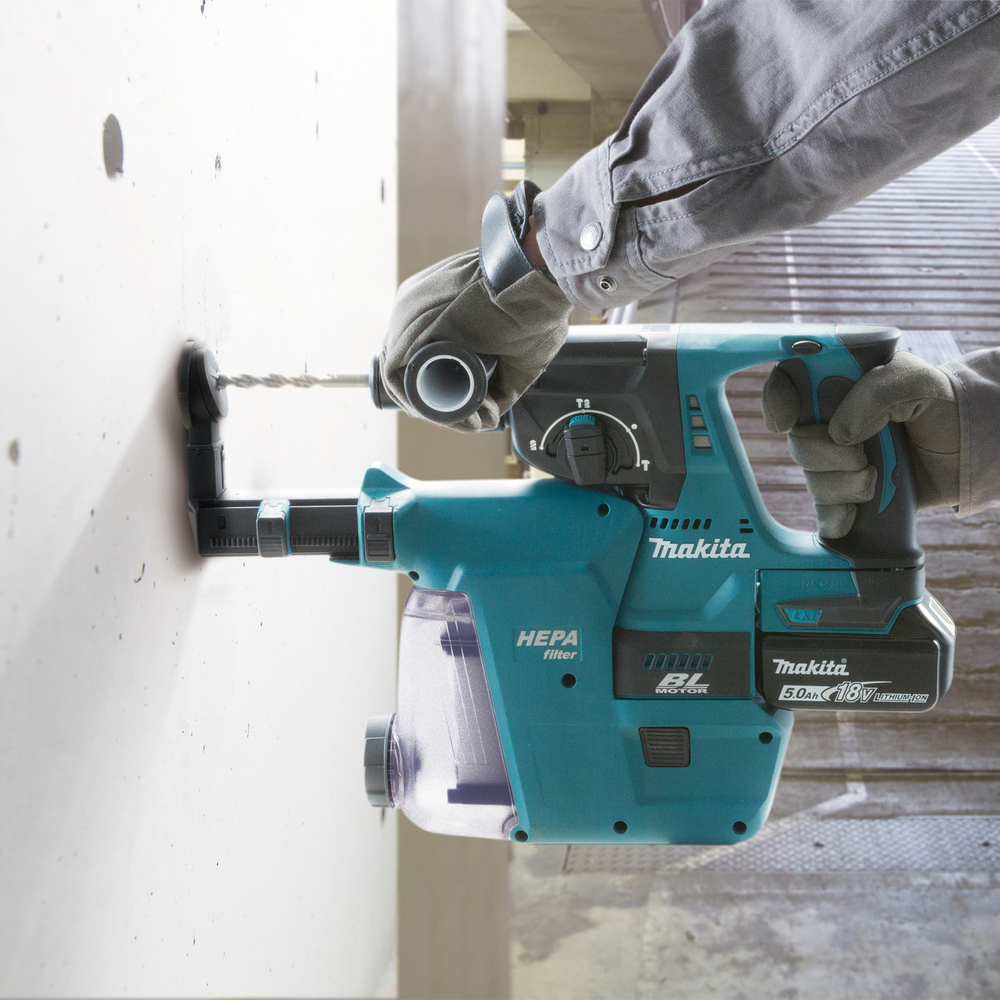 Kombihammer Makita DHR243RTJ 18V med Batteri og Lader