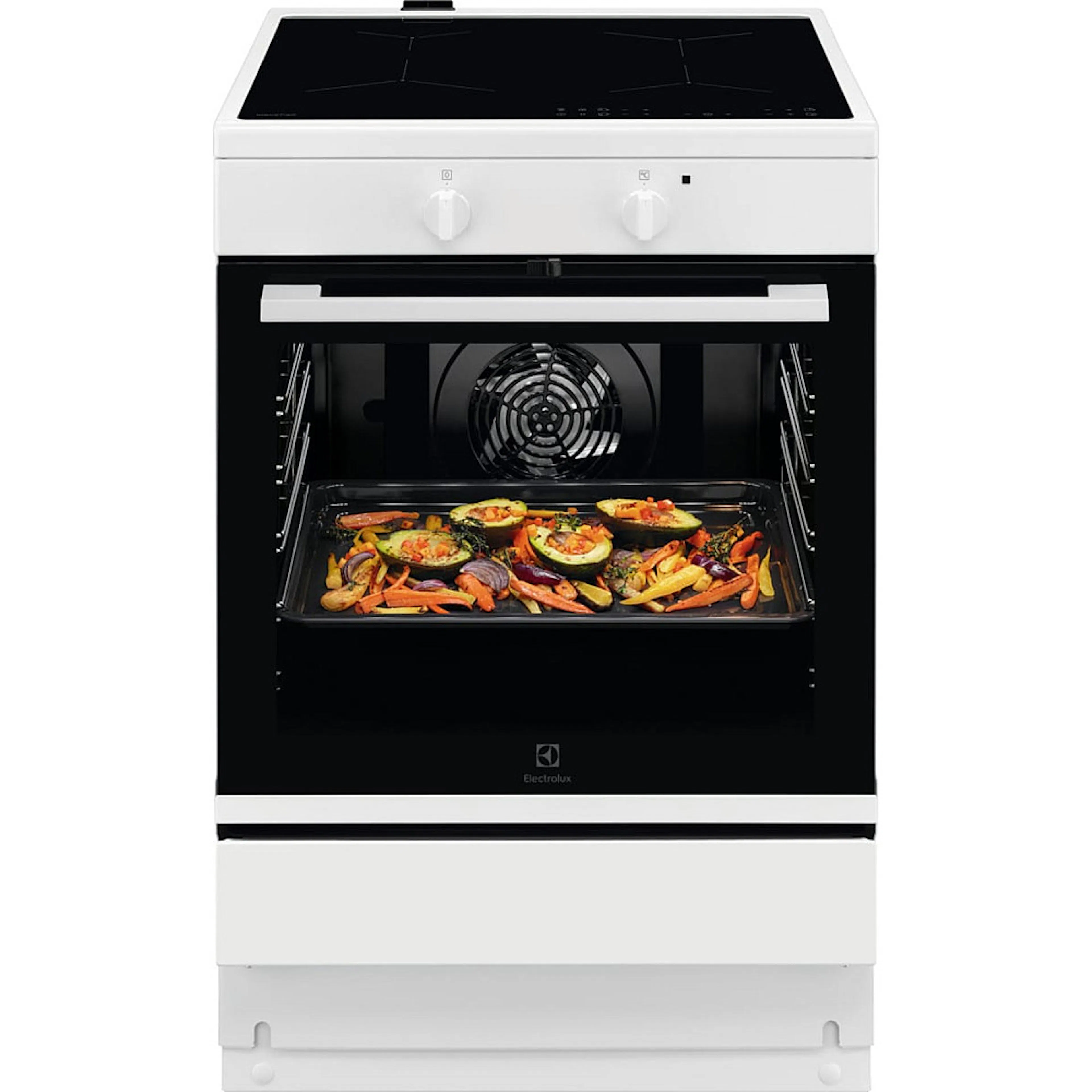 Induksjonsovn Electrolux LKI64001NW med Hob2Hood og Smarte Funksjoner