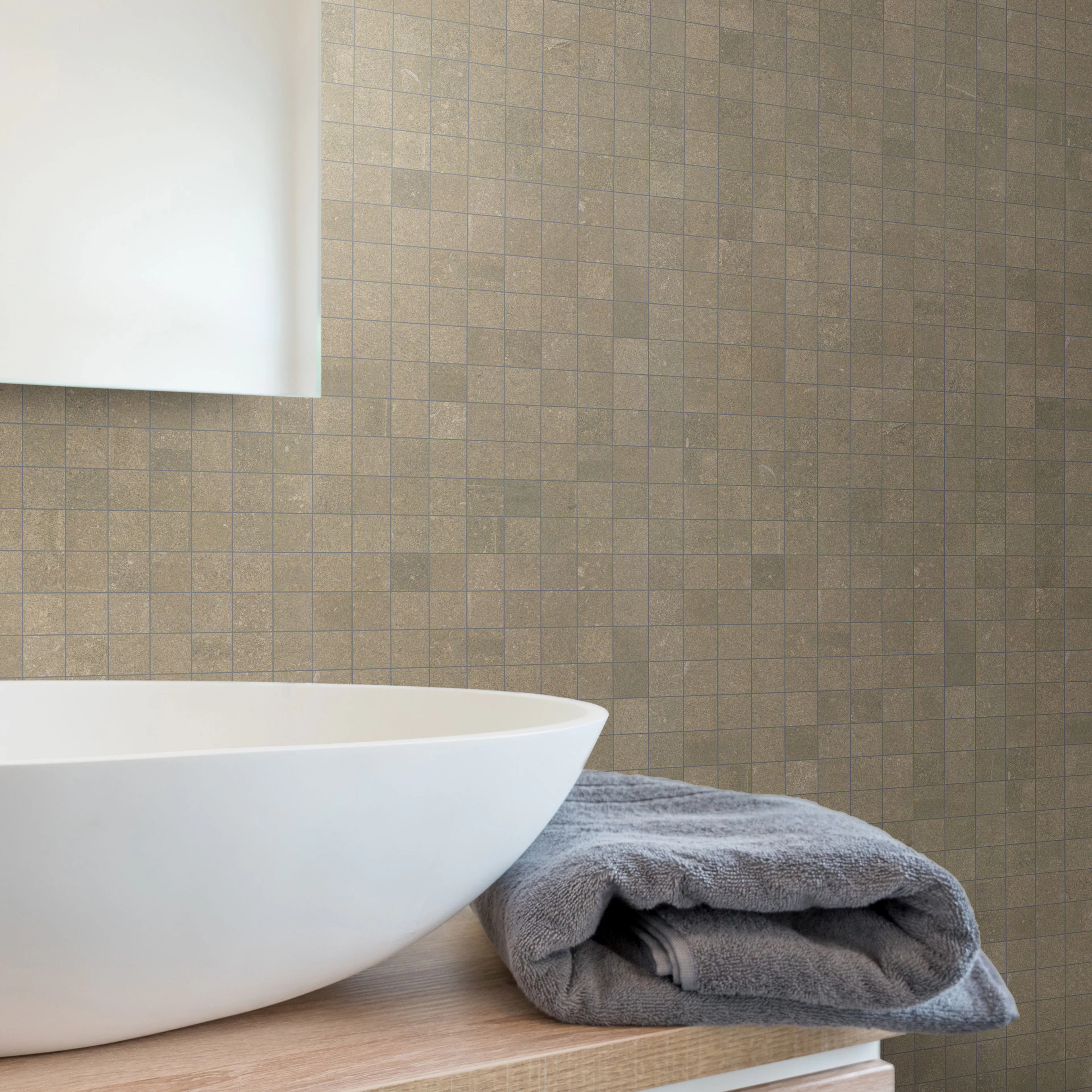 Mosaikk Ceramiche Keope Back Brun 3x3 cm