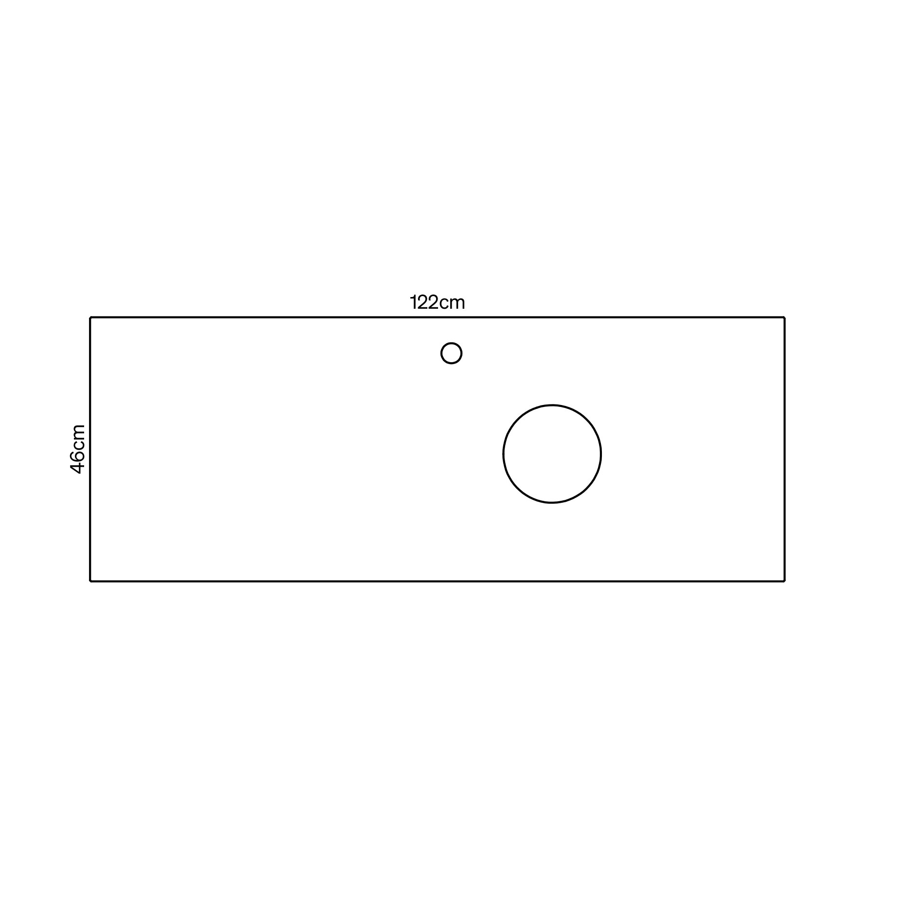 Bänkskiva Svedbergs Epos Rem | badrum - badrumsmobler - tillbehor-badrumsmobler | KakelKungen