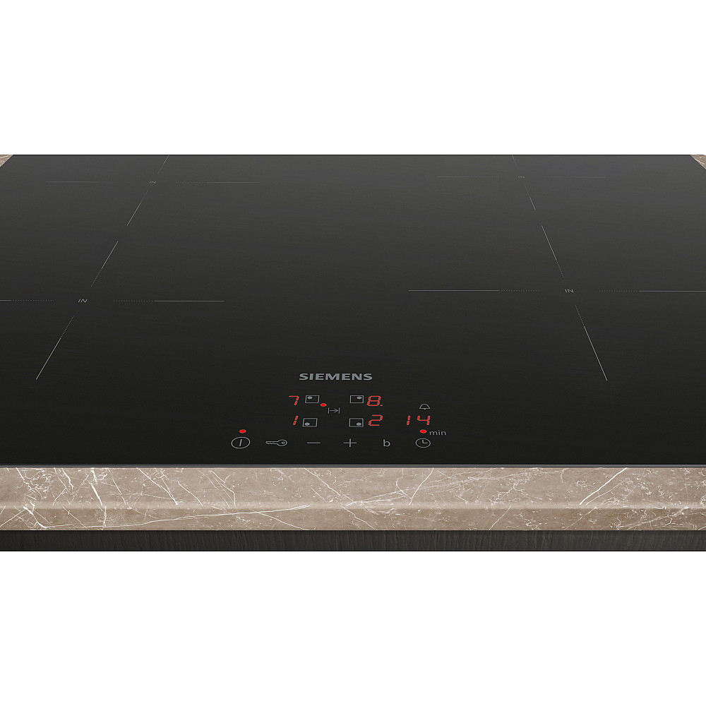 Induksjonstopp Siemens iQ100 EU611BEB5E Sort 60cm med Barnesperre