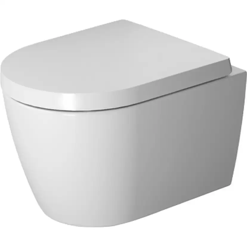 Toalettpakke Duravit Vegghengt ME by Starck WC-fixtur og Spyleknapp med Toalettsete