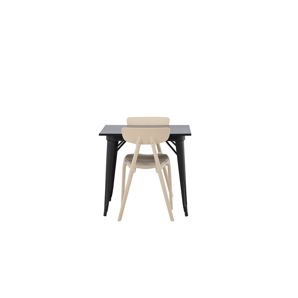 Spisegruppe Venture Home Tempe 80 cm med 2 Ursholmen Stoler