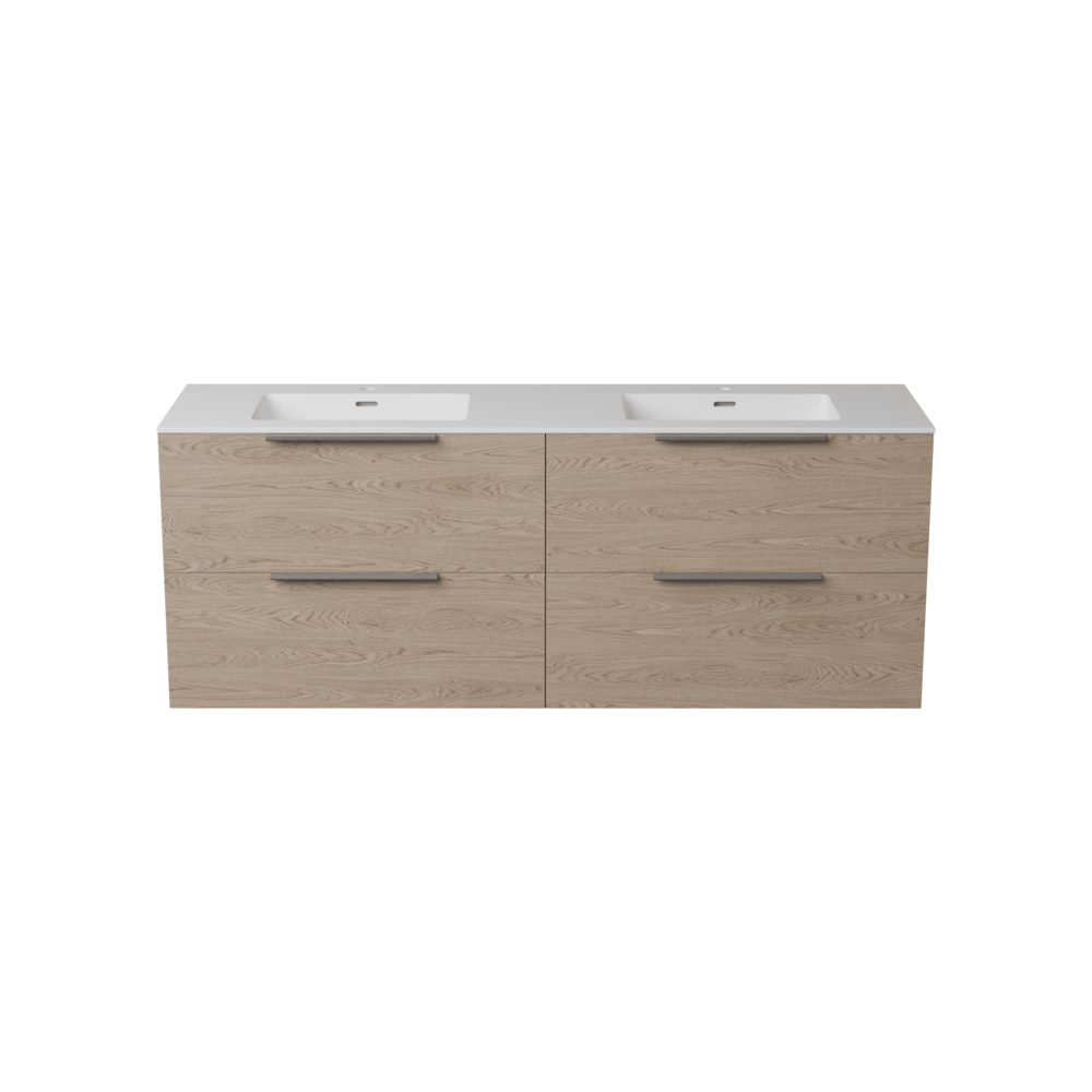 Servantskap FOSSBAD Variant46 B160 for Heldekkende Dobbelservant
