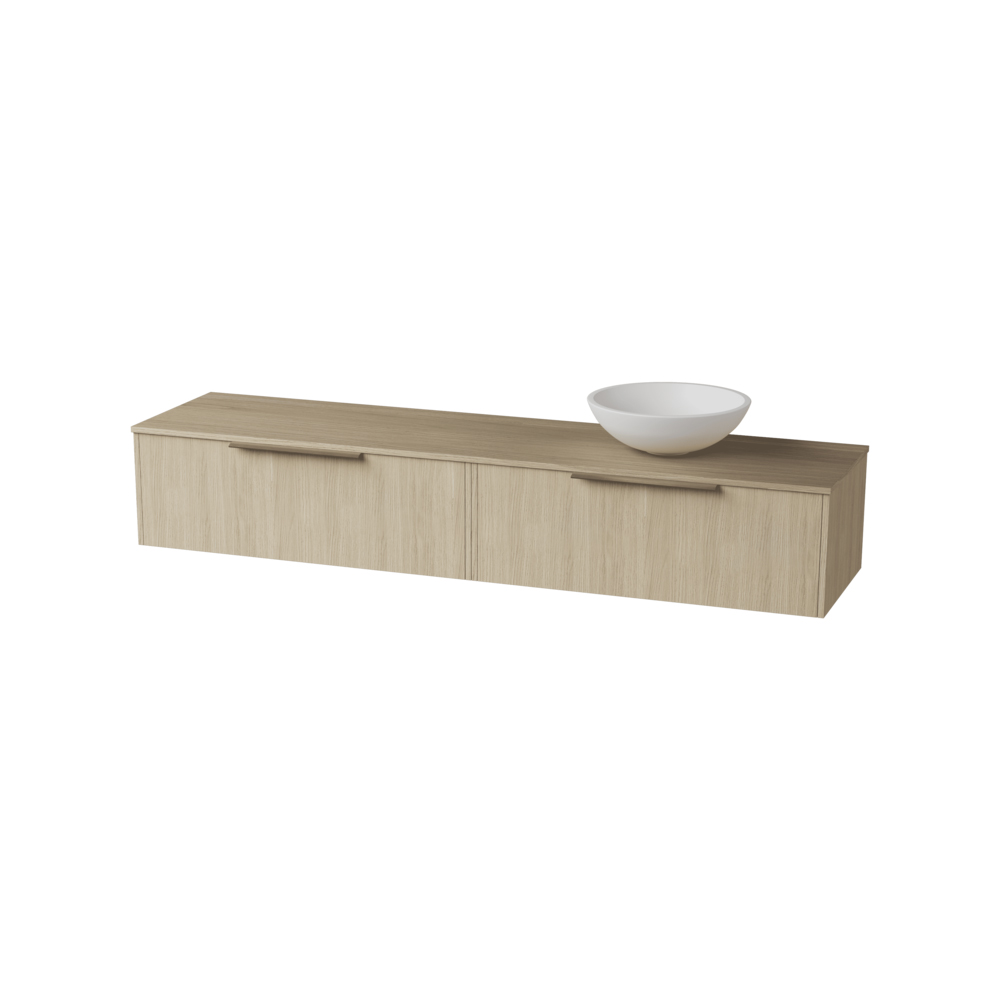 Servantskap FOSSBAD New Block B180 for Benkeplate og Servant