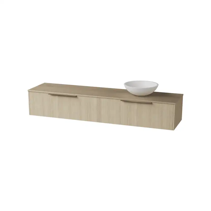 Servantskap FOSSBAD New Block B180 for Benkeplate og Servant
