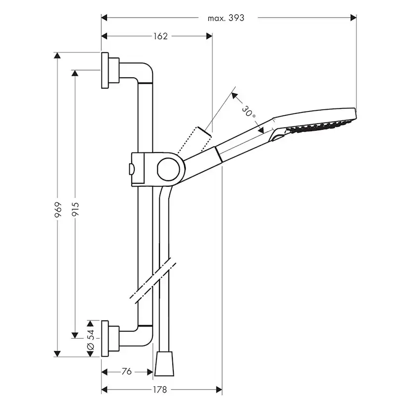 Dusjsett Axor Citterio 120 3jet Select