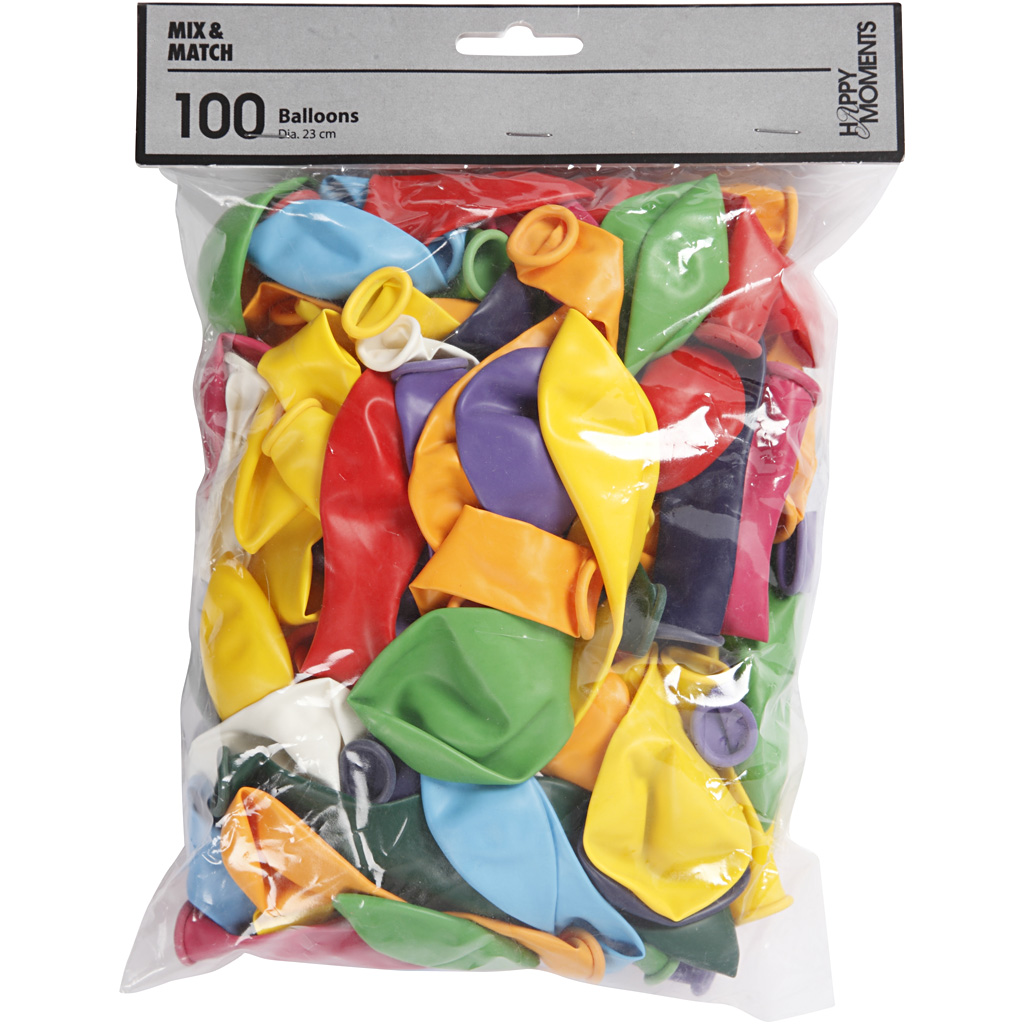 Ballonger Creativ Company Runde 23 cm 100 stk/1 Pk
