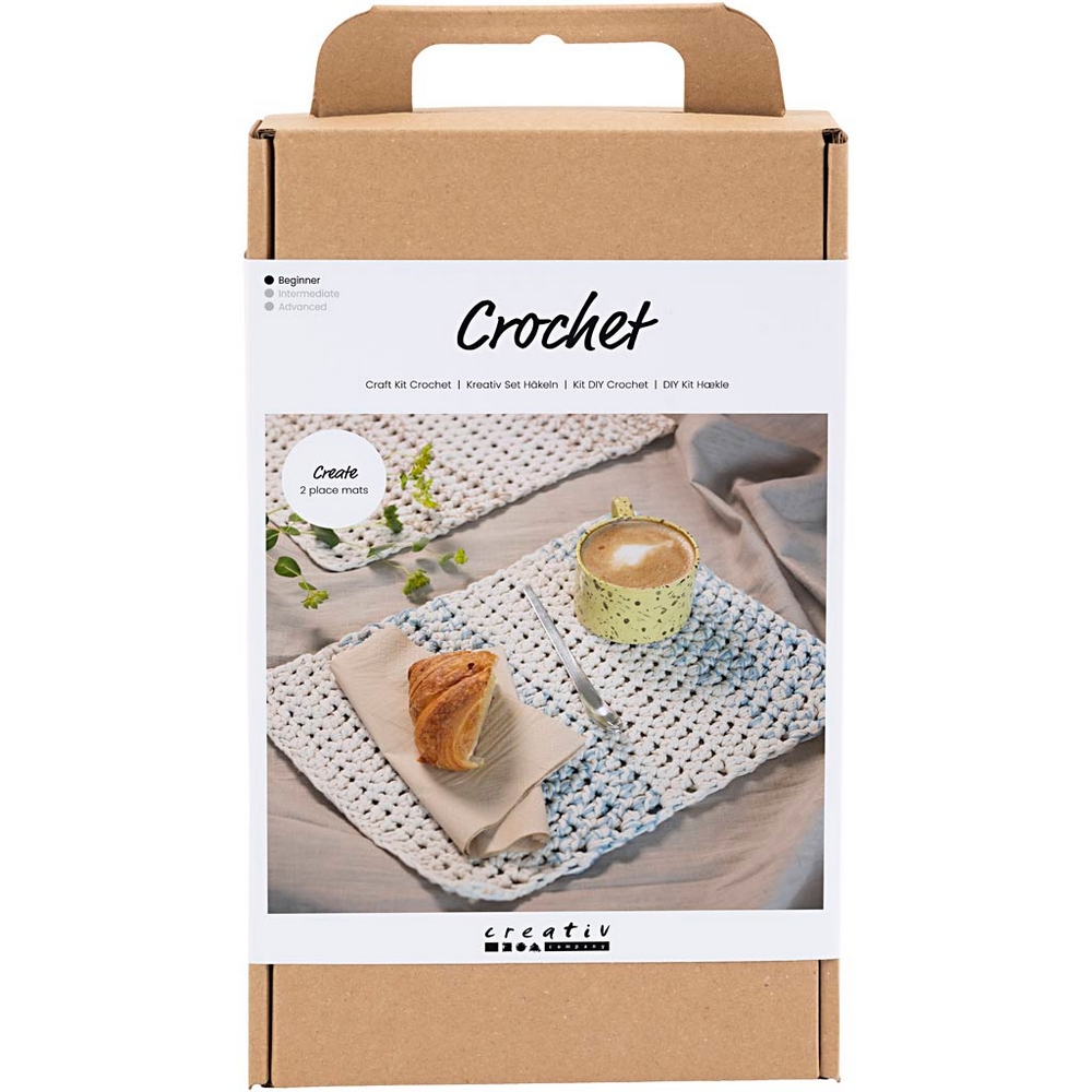 Hobbysett Creativ Company DIY Kit Bordbrikke Hekling