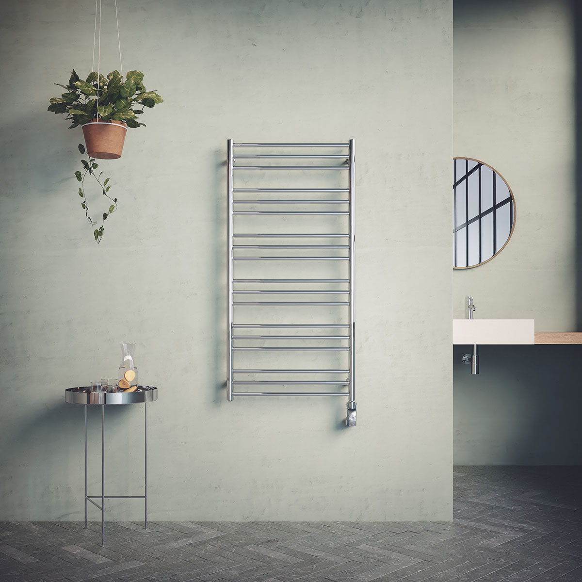 Solliden El Krom, *1330x600mm/300w BxH: 600x1210 mm. El. Krom