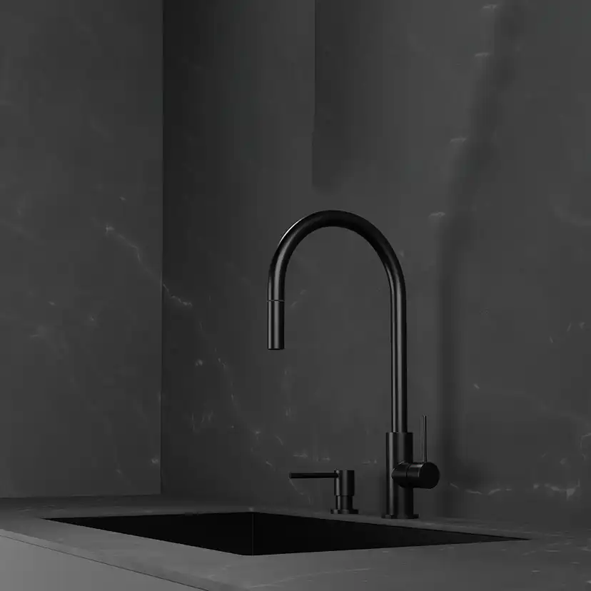 Diskmedelspump Scandtap Steel Clean Dispenser Shadow Shadow