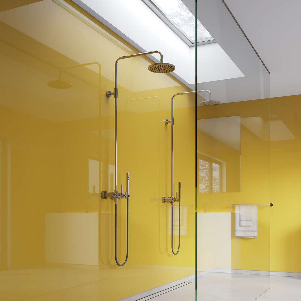 Baderomspanel Fibo 5223-F00 Yellow