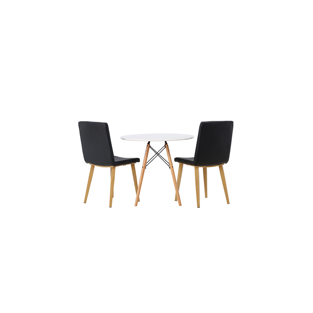 Spisegruppe Venture Home Danburi Ø60 cm med 2 stk Today Stoler