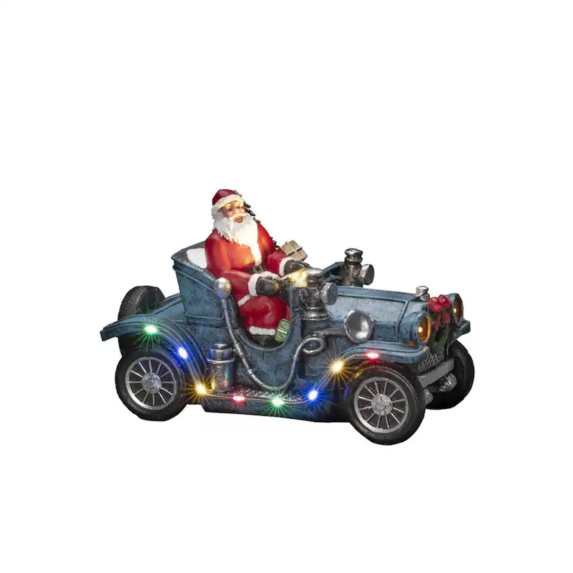 Juleby Gnosjö Konstsmide Nisse i Bil 11 LED