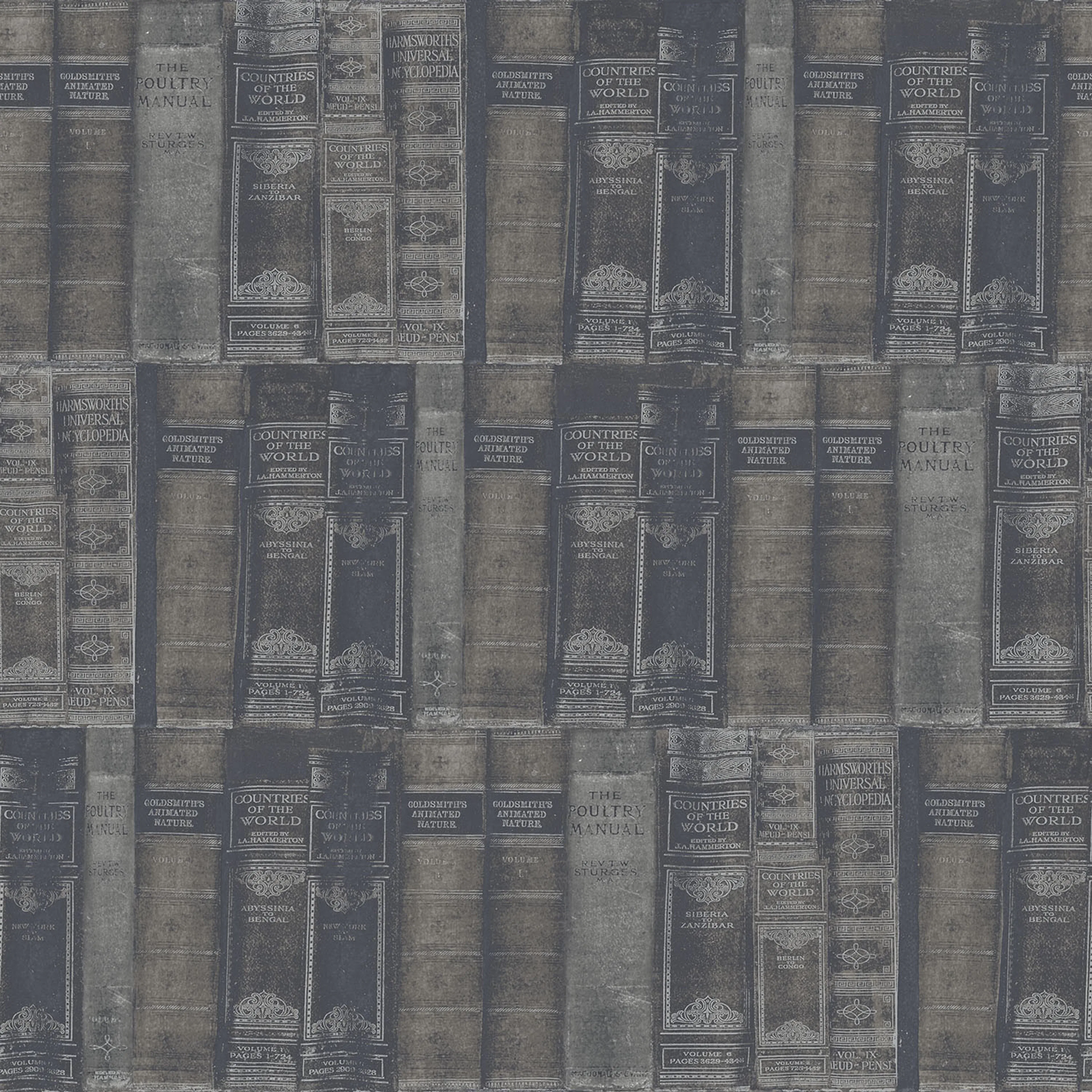 Tapet Galerie Wallcoverings Library Books G56134