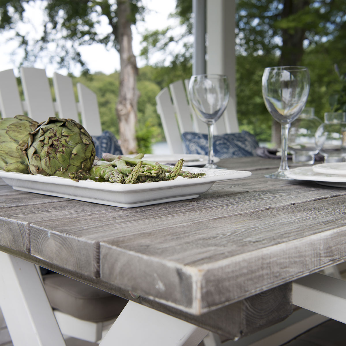 Hagebord Hillerstorp Shabby Chic 86x195 cm