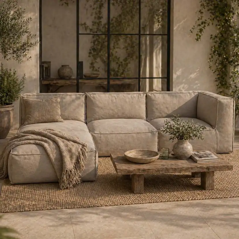 Lounge Lenestol Jabo Visby Olefin Hjørne 95x95x80cm