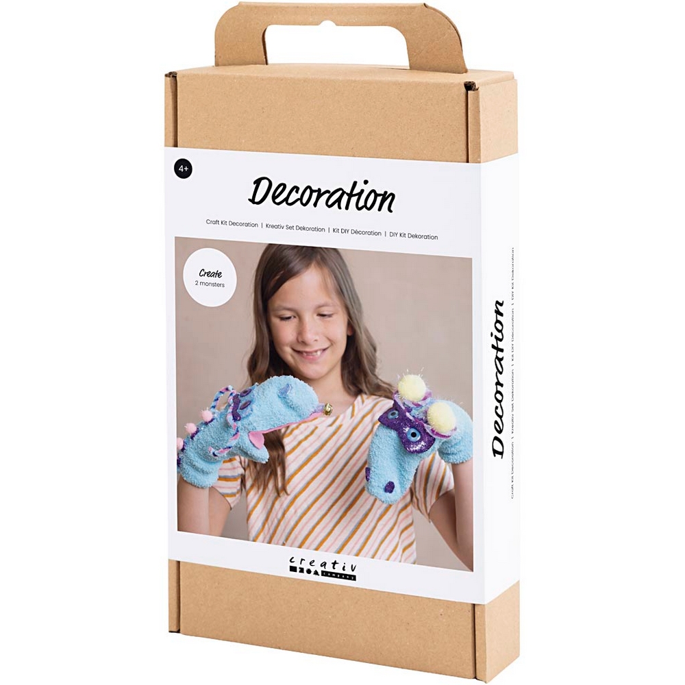 Strømpemonster Creativ Company DIY Kit Dekorasjon