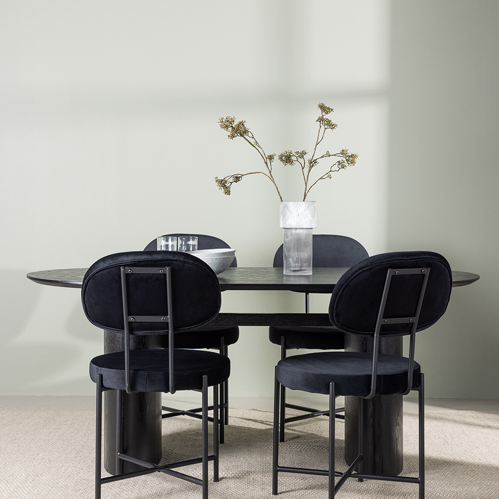 Spisegruppe Venture Home Isolde med 4 stk Stella Stoler