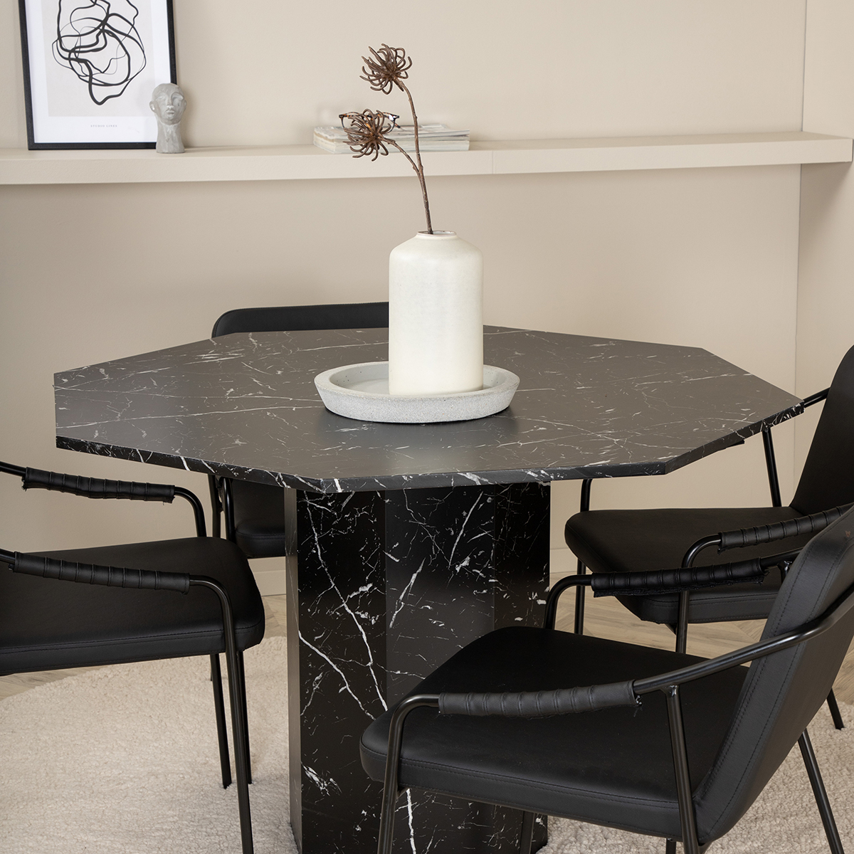 Spisegruppe Venture Home Monte Carlo Spisebord og Tjärö Spisestol