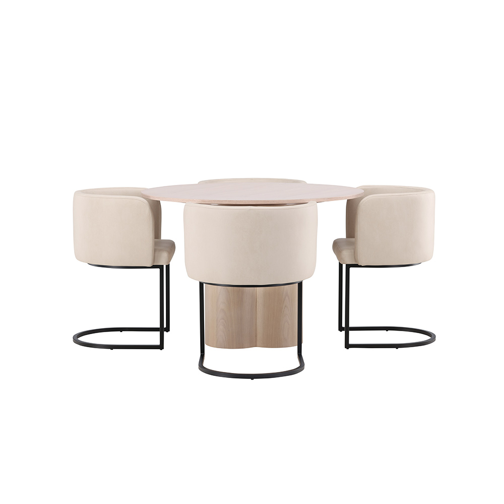 Spisegruppe Venture Home Olivia med 4 Simrishman Stoler