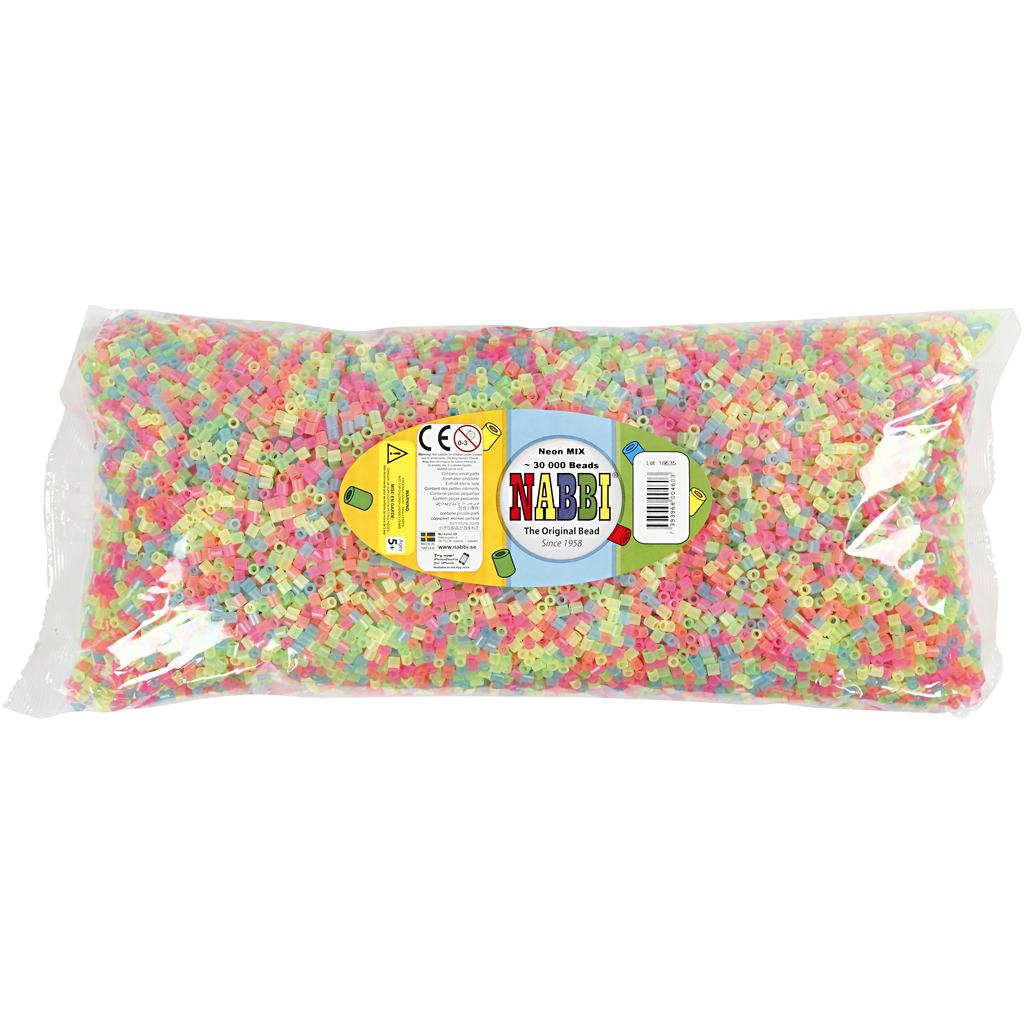 Rørperler Creativ Company Størrelse 5x5 mm Hullstr 2,5 mm Medium