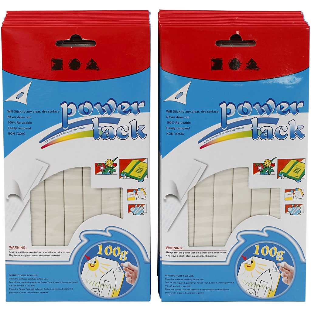 Heftemasse Creativ Company Power Tack 24x100 g/1 Pk
