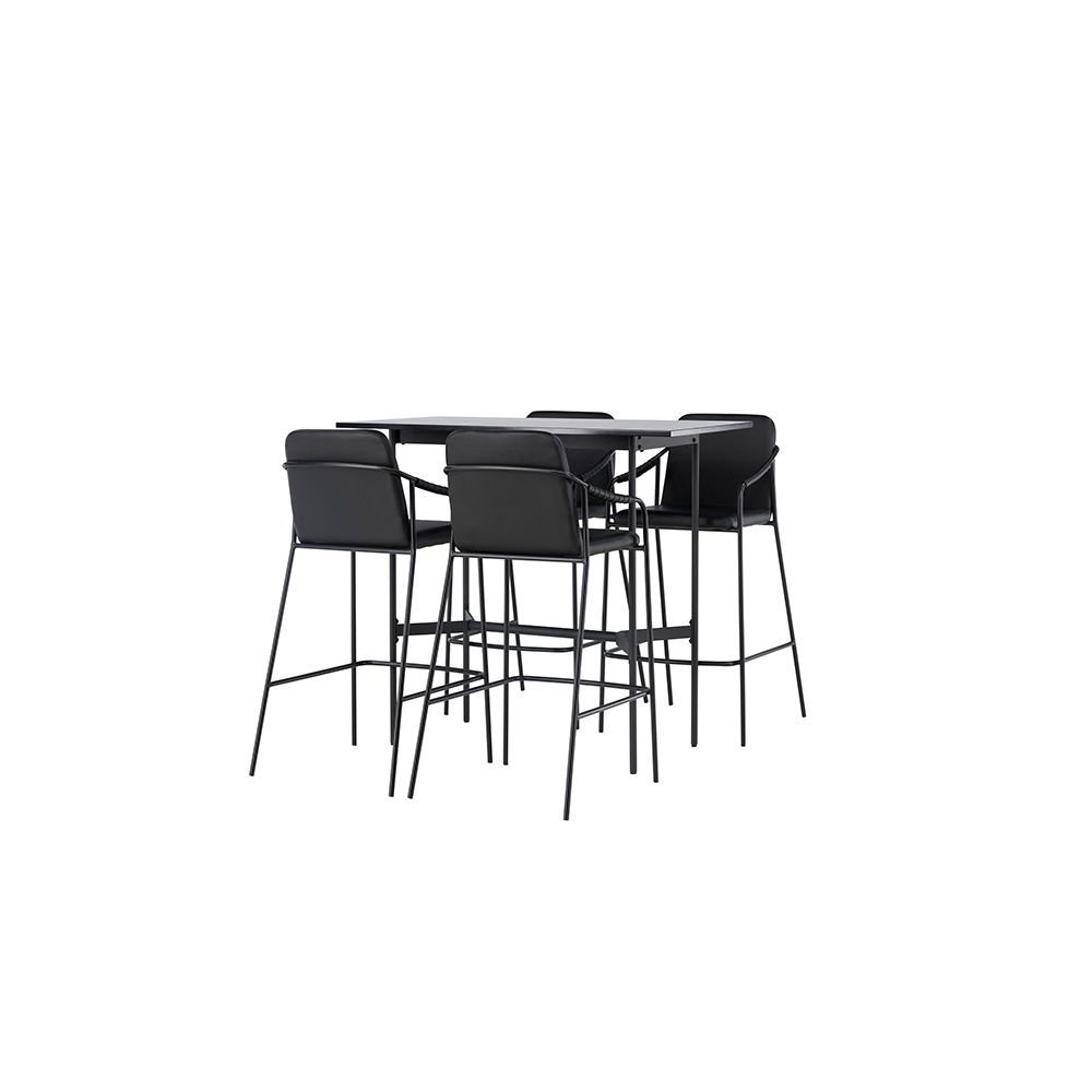 Spisegruppe Venture Home Rax med 4 stk Tvist Stoler