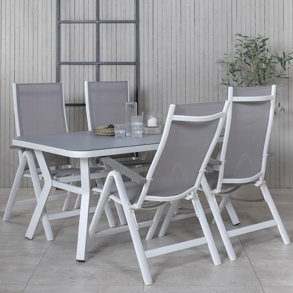 Spisegruppe Venture Home Vyn med 4 Arz Spisestoler