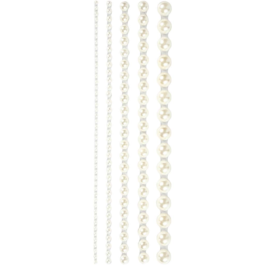 Halvperler Creativ Company Str 2-8 mm 140 St/1 Pk