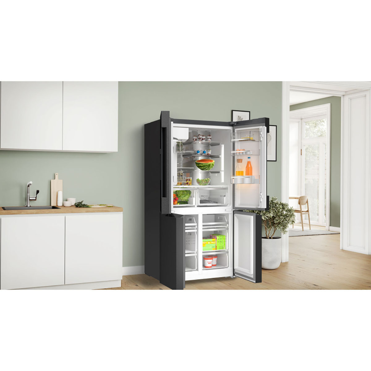 Kjøl/Fryser Bosch KFI96AXEA Serie 6 French door