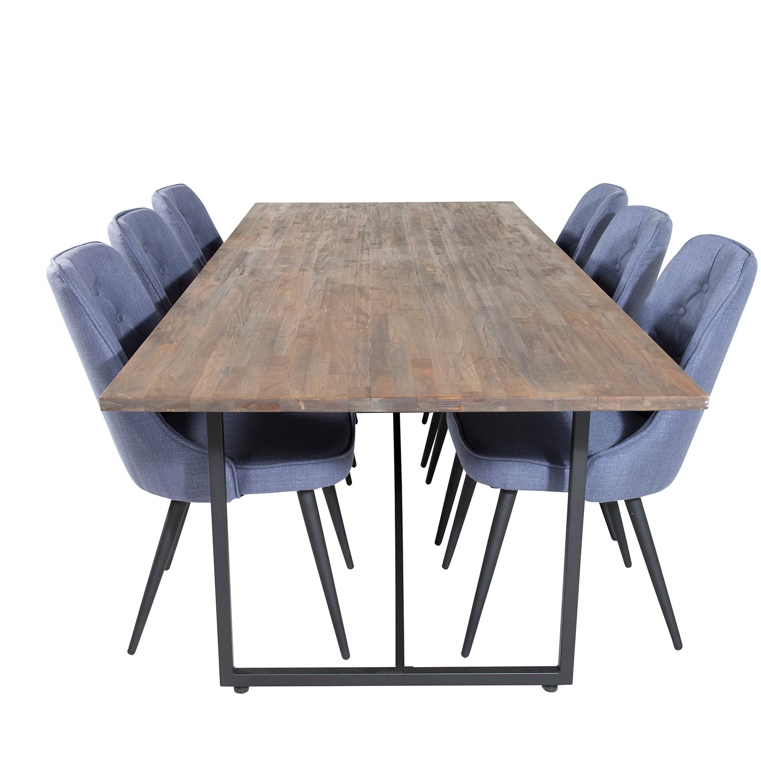 Spisegruppe Venture Home Peo med 6 Vera Stoler