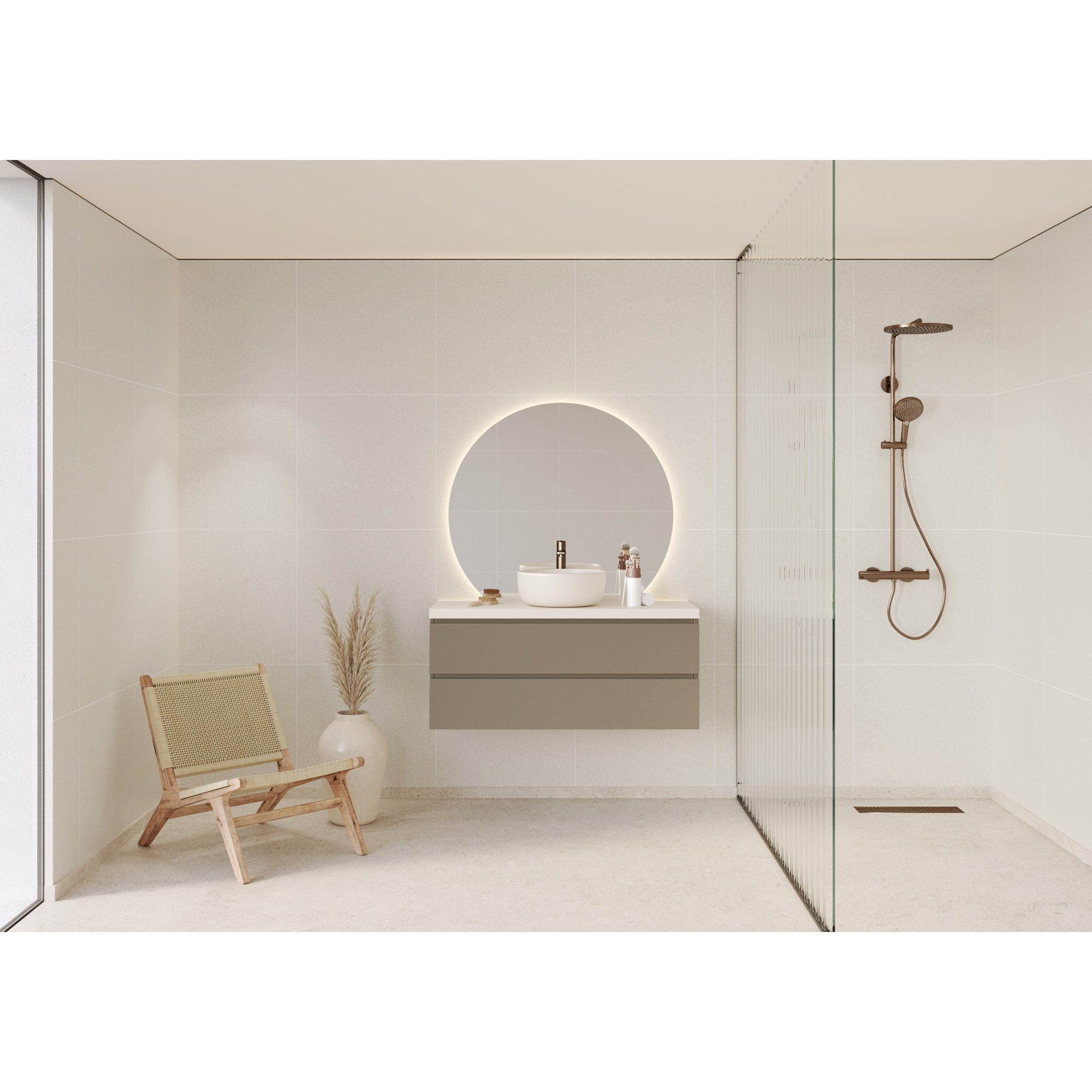 Baderomspanel Fibo 4499-M6060 Salted Stone