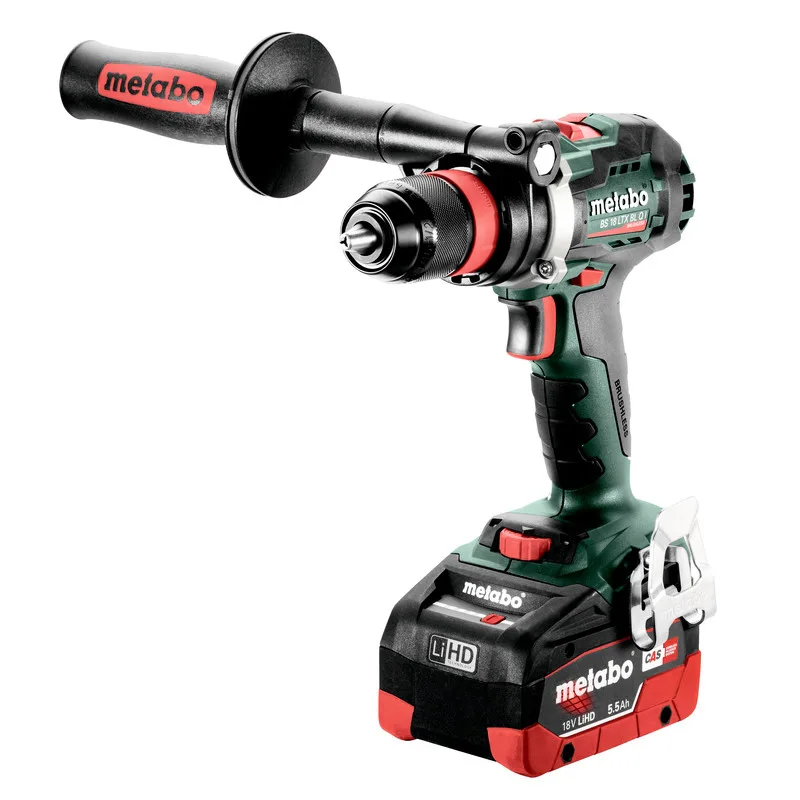 Batteridrill Metabo BS 18 LTX BLQI 2X5,5AH