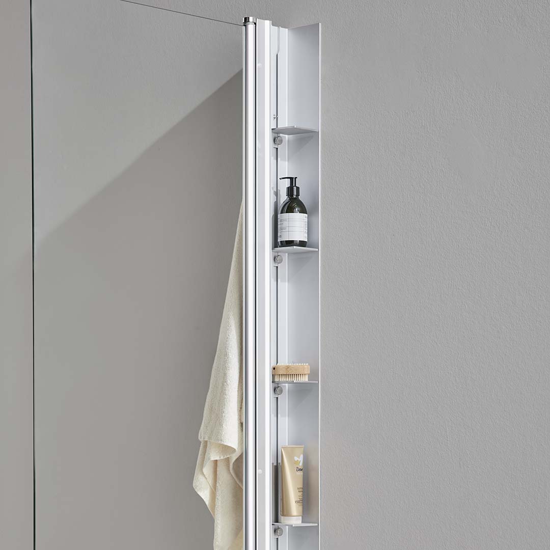 DUSCHHYLLA SKYLA BATHLIFE SILVER MATT Aluminium