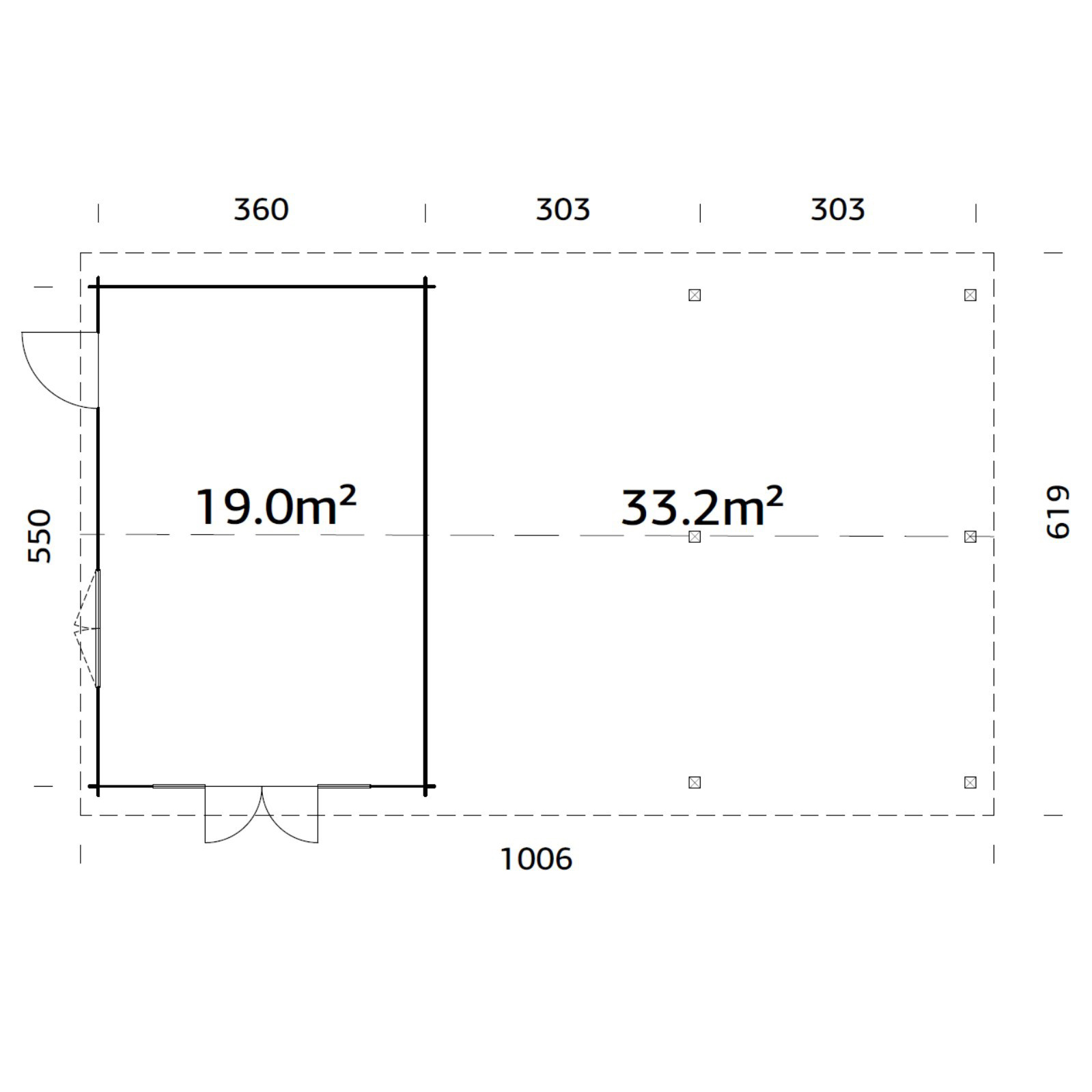 Hytte Palmako Irene 53,1 m2