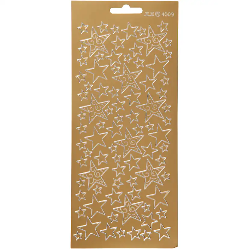 Stickers Creativ Company Stjerner 10x23 cm